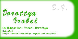 dorottya vrobel business card